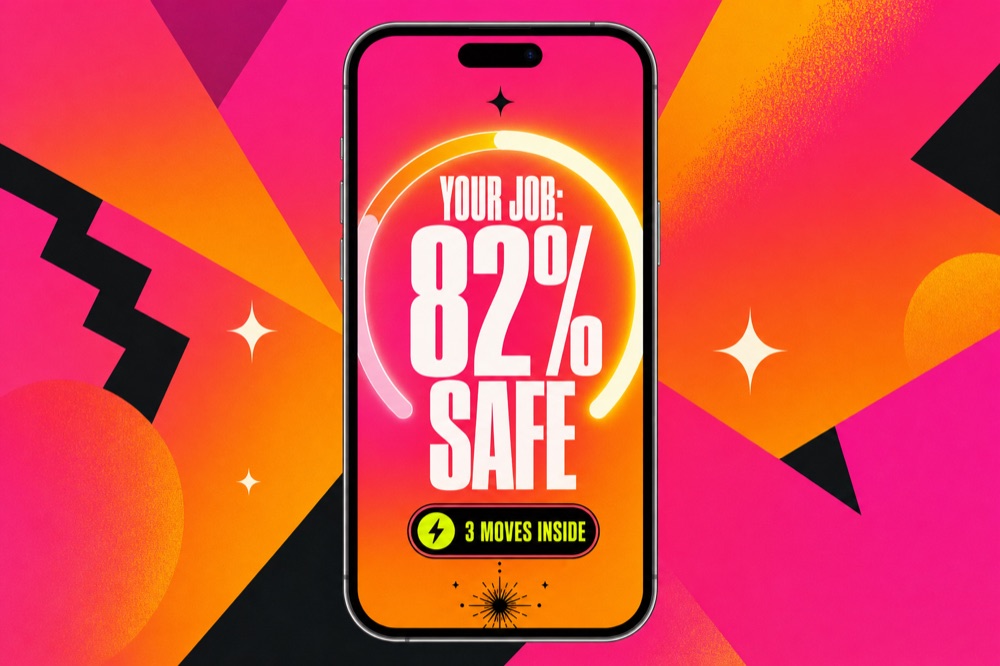 Your job: 82% safe — 3 moves inside